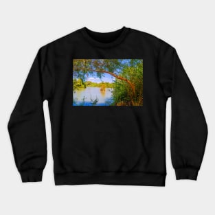 Water and Trees Crewneck Sweatshirt